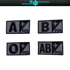 HEXA Tactical HX-PT01BK Bloodtype Patch 혈액형 패치 와펜 블러드타입 EDC 한강사