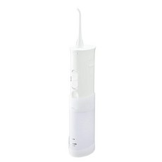 Panasonic 휴대용 워터 플로서 치간 세정기 2단 속도 배터리 구동 접이식 디자인 (EW-DJ10-W)정품, Portable Water Flosser White