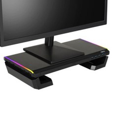 앱코 MES100 사이드폴딩 RGB USB 3.0 모니터받침대