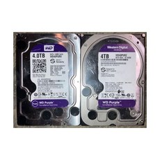 웨스턴 디지털 LOT OF 2 WD 퍼플색 4TB SATA 하드디스크 드라이브 [세금포함] [정품] WD40PURX & WD40PURZ TESTED 196567328346 - wd40purx