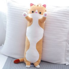 대형 초대형 모찌인형 안고자는인형 바디 필로우 애착 인형 미니소 수면, 브라운