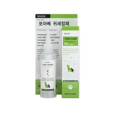 고양이 귀 냄새염증예방 천연성분 귀세정제 귀세균 중이염예방 가성비 추천, 1개 - 고양이귀세정제