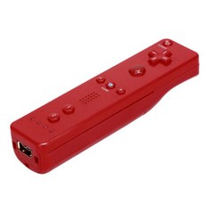 Wiimote 용 Wii U 용 Wii 용 무선 원격 컨트롤러 교체, 빨간색, 03 Red, 1개