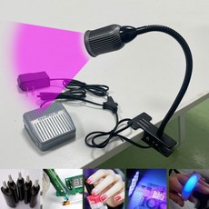 UV LED 수지 경화 램프 네일 드라이어 조명 에폭시 접착제 쥬얼리 장비 도구, 365nm_American plug, 1개