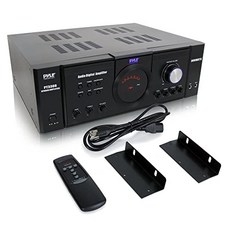 EOM 3000W 프리미엄 홈 오디오 파워 앰프-휴대용 4 채널 서라운드 사운드 스테레오 수신기 (스피커 선택기 리모컨 포함)-증폭 T - E08800010K8IM64, 기본