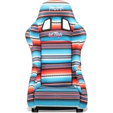 NRG 이노베이션스 프리즈마 고정 백 버킷 레이싱 시트 하단 마운트 브래킷 22인치 W X 34인치 H 16인치 D 레드 화이트 블루 블랙 핑크 세라페 프린트 FRP-303-B, 1개