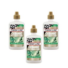 Finish Line Ceramic Wet Chain Lube 피니쉬라인 세라믹 웨트 체인 루브 120ml 3팩