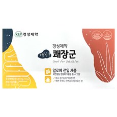 경성제약 역시쾌장군 알로에 전잎 쾌변 배변 1개월분 5g x 30포 in, 1개