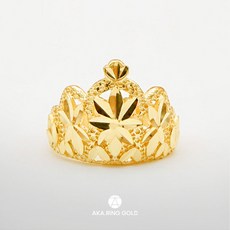 [선물포장] 24k 순금 아기백일 돌반지 티아라 1.875g 반돈 0.5돈