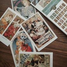 알폰스무하엽서