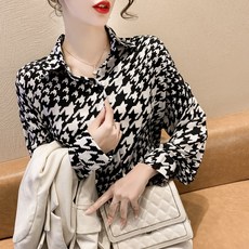 여아검정블라우스