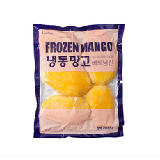 랜시 냉동망고 베트남산 500g 가정 식당 업소 식자재 식재료, 40개