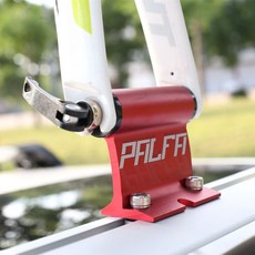Mtb 자전거 랙 자전거 자동차 랙 캐리어 빠른 설치 합금 포크 자동차 자전거 블록 mtb 도로 자전거 액세서리에 대 한 합금 마운트, Red_1