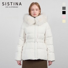 [시스티나] 폭스퍼 후드 덕다운 점퍼 ASDJPO41080