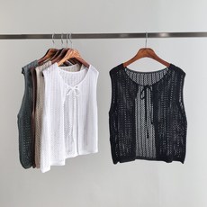 빅사이즈여성여름조끼