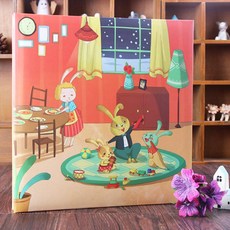 수동 아기 성장 일기 책 사진 앨범 사진 선물 생일 수제 제작 개성 성인-61272, 02. 2 인치 행복한 가족 전체