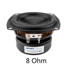 메조우퍼 AIYIMA4 인치 서브 스피커 1 개 100W 4 8 옴 슈퍼 사운드 베이스 방수 라우드 DIY 21 홈 시어터