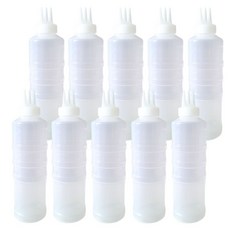 일상속반짝 국내생산 잘라쓰는 소스통 3구 뚜껑 미포함, 600ml, 10개