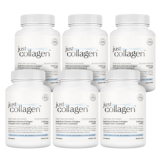저스트콜라겐 캐나다 저분자 피쉬 콜라겐 펩타이드 가루 알약 200캡슐, 200정, 6개