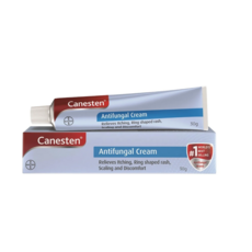 Canesten Anti-Fungal Cream | Relieves Itching Ring Shaped Rash Scaling & Discomfort 30 gm Cream