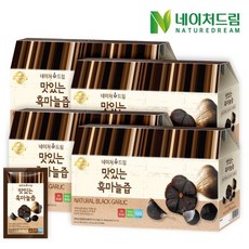 네이처드림 맛있는 흑마늘즙 4박스 총120포, 2.4L, 4개