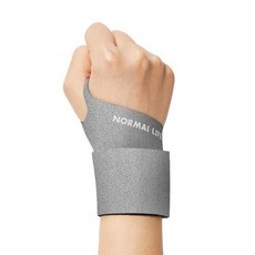 노멀라이프 데일리 손목 보호대 그레이 오른손, 1개