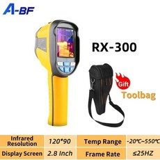 열화상카메라 누수탐지기 A-BF RX-350/RX-500 산업용 적외선 열 화상 카메라-20 °C ~ 450 온도 감지 바닥 난방 수리 카메라, 01 RX-300