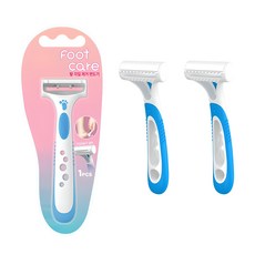 DORCO 足部護理腳去角質刮鬍刀, 1入, 3個