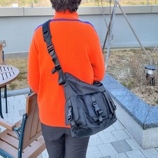 [담앤드솜 투포켓 크로스백] 메신저 매신저 가방 백 여성 여자 남자 남성 미니 학생 헬스 학원 노트북 태블릿 아이패드 보조 방수 해외 여행용 여행 대용량 직장인 데일리 소형 대형