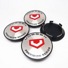 휠캡 허브스페이스 휠 센터 허브 캡 커버 VOSSEN 엠블럼 스티커 A3 A4 A6 4B0601171A 자동차 스타일링 액세서리 69mm 4 개, B