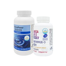 유니시티 오메가3리졸브 + 클로로파워 세트, 480mg, 1세트