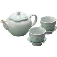 르 크루제 (Le Creuset) 티 세트 플루 티 세트 아이스 그린 내열 내 냉온 전자 레인지 대응 3 점 세트 【, 1
