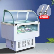 다목적 유리도어 구슬아이스크림 냉동고 식당 얼음컵 아이스크림 샵인샵 매장 카페 쇼케이스 젤라또, A. 소형, B. 스테인레스 사각 트레이