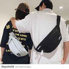 데이실드 히든포켓 버클형 크로스 슬링백 힙색