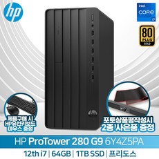 HP 프로타워 280 G9 6Y4Z5PA (RAM 64G + SSD 1T 변경)