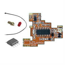 SI4732 V5.0 FPC 모듈+Quansheng UV K5 K6 HF 단파 풀 밴드 수신/단측파 수신용 2M 칩, 오렌지 노랑, 한개옵션1