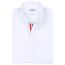 [톰브라운] [24SS] 남성 히든삼선 포플린 셔츠 MWL010E 03113 100 화이