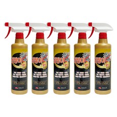 가나다용품 곰팡이 제로골드500ml-5개 뿌려만주는곰팡이청소세제 청소약품 욕실 베란다 벽지 곰팡이제거제 스프레이형 곰팡이균박멸 곰팡이세척제 세정제