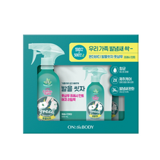 코스트코 온더바디 발을 씻자 코튼 풋샴푸 프레시 민트 1510ML (본품510ML + 리필500ML 2개), 1세트