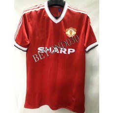 축구유니폼 1984레드 홈그라운드 7#BECKHAM7호 베컴 복고 구기운동복/웨이브 셔츠/축구복/shirt