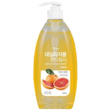 오릭스 데일리 자몽핸드워시 500ml 물비누 거품비누 손세정제 11203552, 01 오릭스 자몽핸드워시 500ml 물비누, 1개