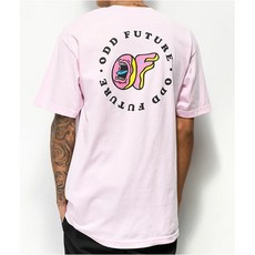 해외 남자 반팔티셔츠 Odd Future x Santa Cruz Circle Logo Pink T-Shirt PROD1180005786
