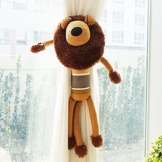 픽차 캐릭터 커튼 타이백 커텐 장식 인형, 01_사자 타이백, 1개