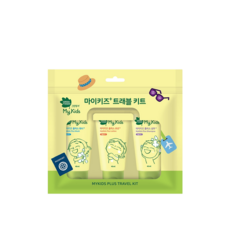 그린핑거 마이키즈 플러스 트래블 키트 로션+워시+샴푸40ml X1EA 여행용, 40ml, 1세트