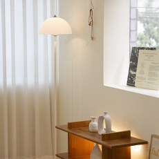 샛별하우스 LED 거실 침실 머쉬룸 플로러 장스탠드 LED전구제공, 주광색(백색빛)