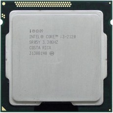 인텔 코어 i3 2120 3.30GHz 소켓 1155 데스크톱 컴퓨터 CPU 프로세서 SR05Y - 10세대cpu