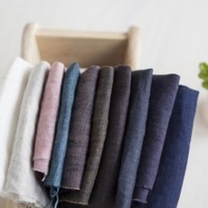 이지텍스 천마당 퓨어린넨 내츄럴워싱 선염무지 12color K03, k6520진곤