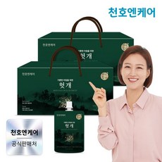 천호엔케어 헛개즙 70ml 30팩 2박스 (60팩) 헛개수 헛개차, 60개