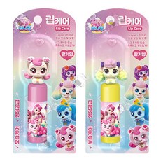 1+1 캐치티니핑 립케어 립밤 딸기향, 1세트, 4g, 하츄핑 + 포실핑