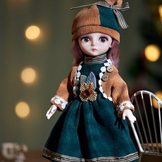 별자리 구체관절인형 30cm BJD 인형 옷 신발 모자 세트, 염소자리 인형